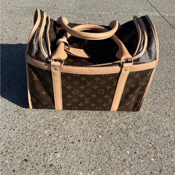 Authentic LOUIS VUITTON Sac Baxter GM Pet Carry travel bag very good condition - Picture 2 of 11